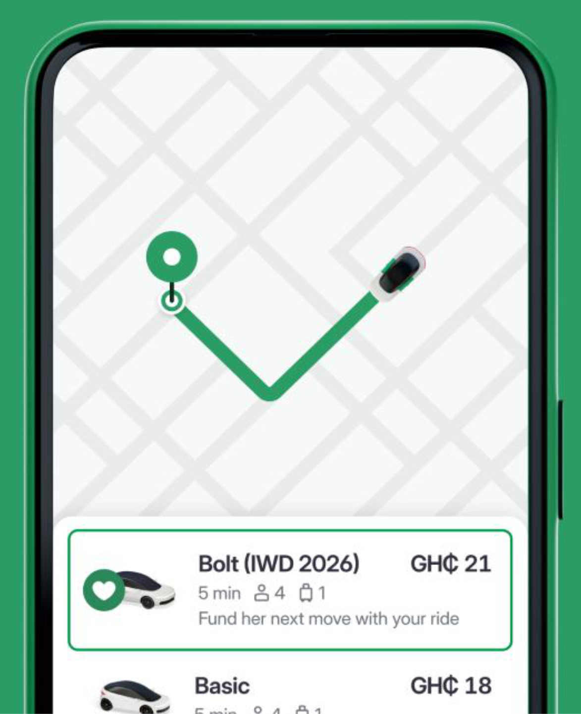 Bolt IWD 2026 app screen